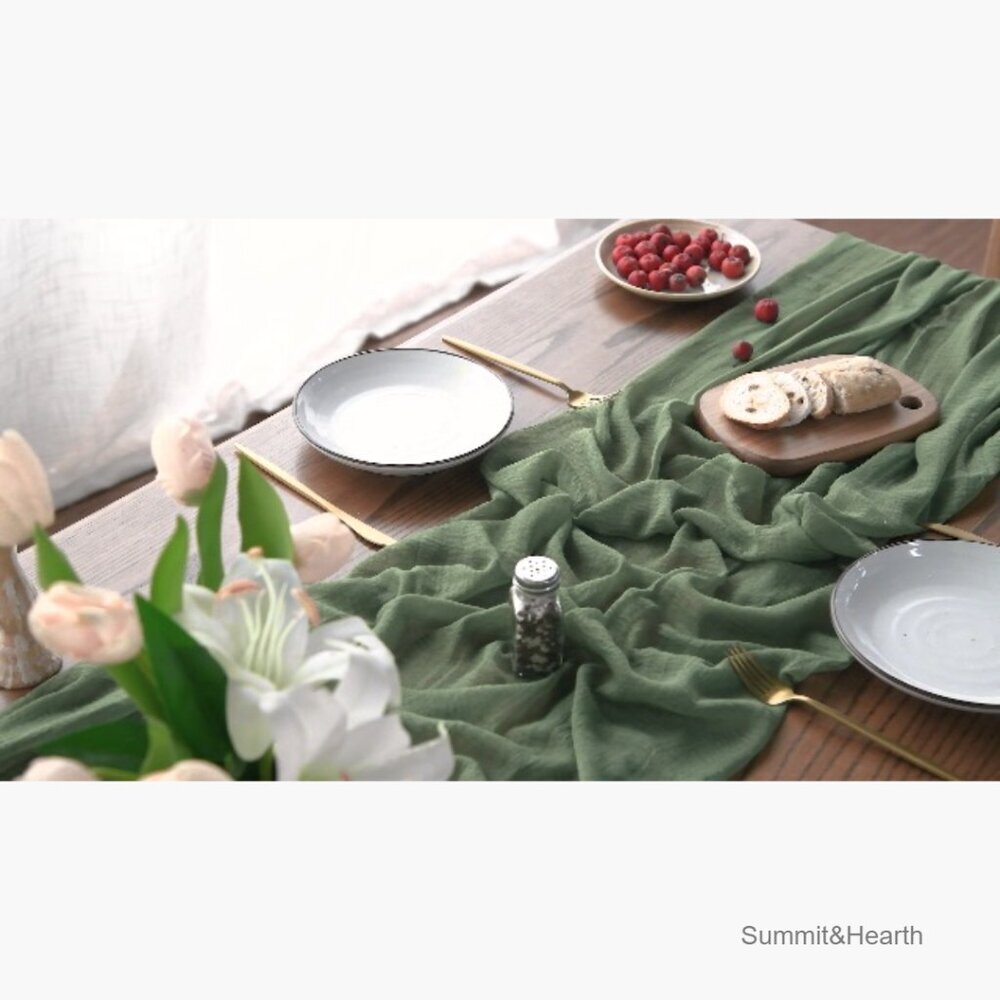 300cm Polyester Table Runner, Boho Floral Pattern, Machine Washable - Picture 7 of 7